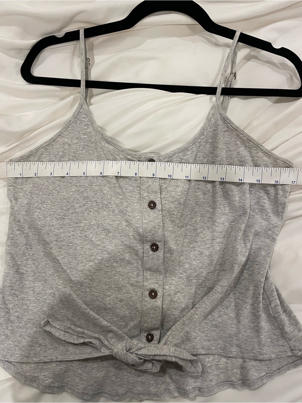 Shyanne Tie Front Button Down Camisole - Picture 6 of 8